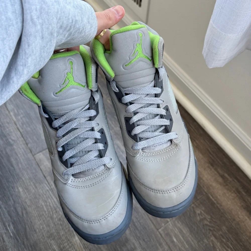 Jordan 5 retro green bean 6 / 7.5 - Picture 3 of 6